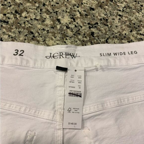 J Crew Slim Wide Leg Jeans 32 - Picture 12 of 15